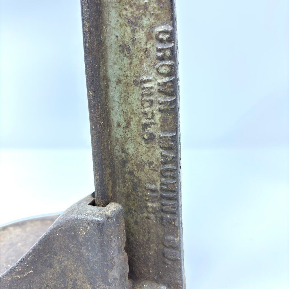Vintage Cast Iron Crown Machine Co. Caperite Bottle Capper 1920s Homebrew Decor - Picture 8 of 12